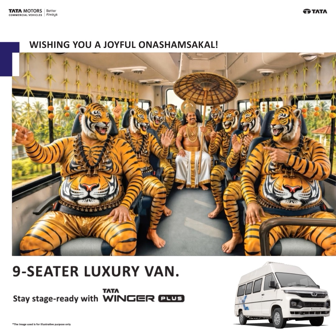 A celebration this grand deserves a journey just as special This Onam, make every journey more memorable with the Tata Wing...