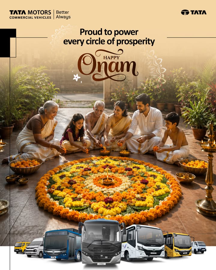 Onam is a celebration of togetherness, prosperity and the joy of being surrounded by those who matter