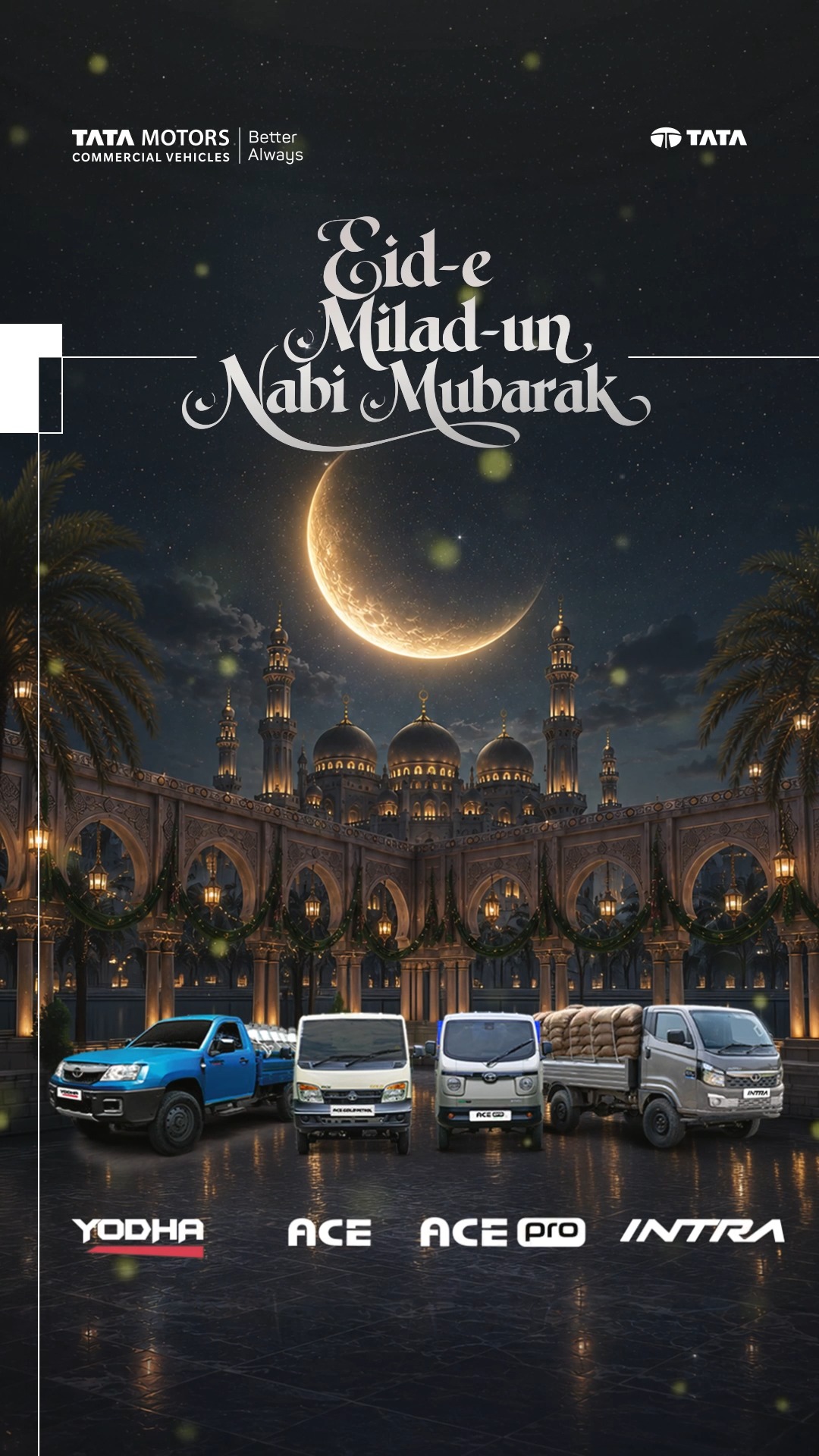 May the light of Eid bring peace to every home, joy to every heart, and prosperity to every journey