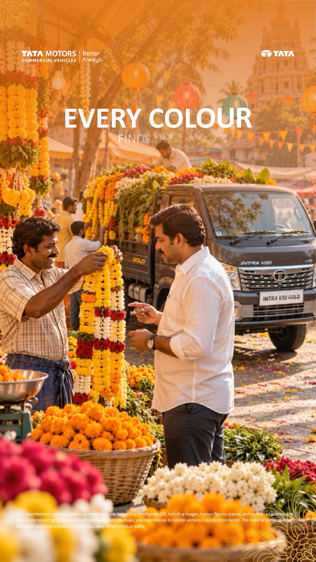 Flowers, modaks, decorations, and Bappa himself. Every celebration rests on wheels that keep moving