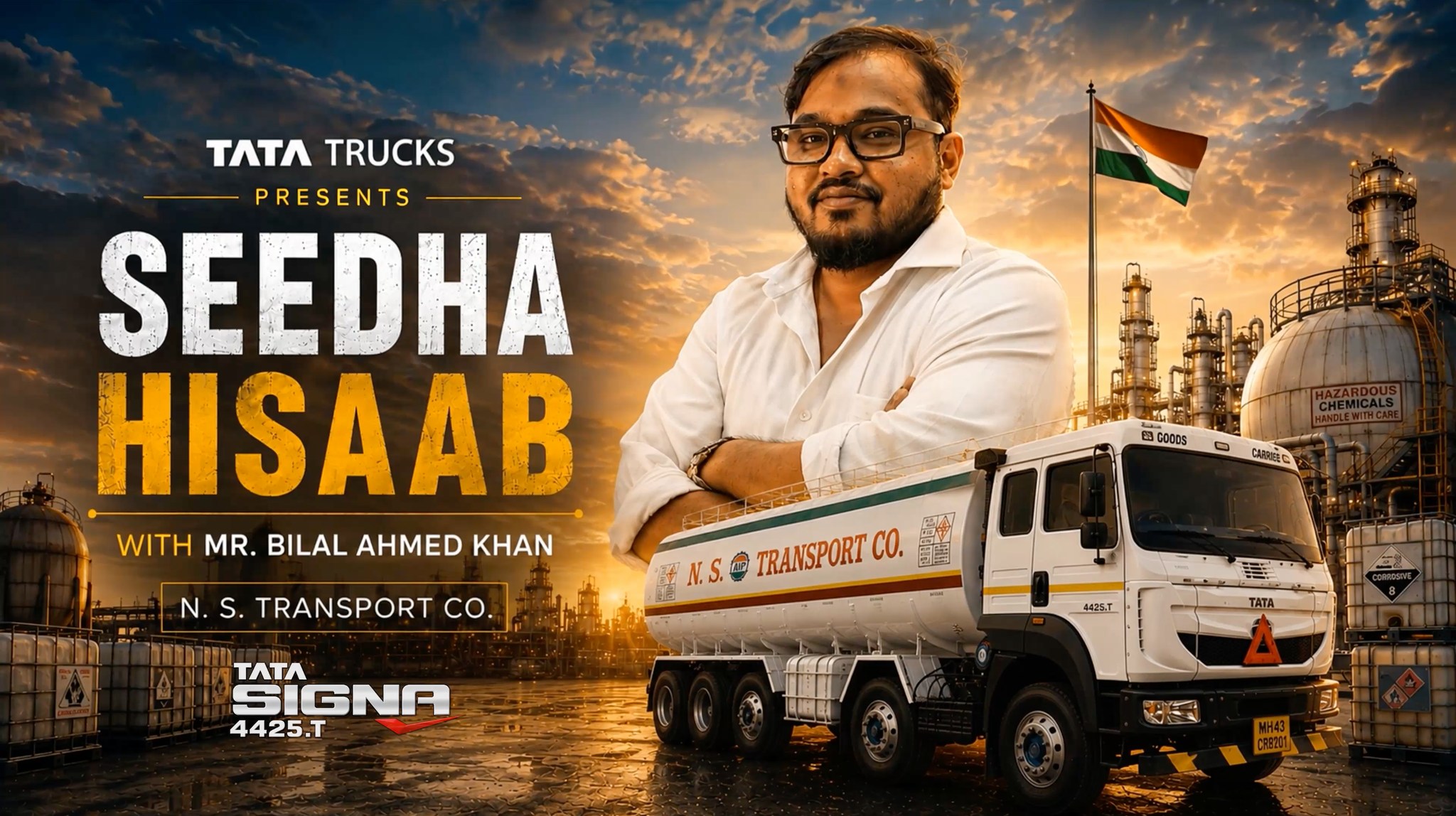 For Bilal Ahmed Khan of N.S. Transport Co., the hisaab is seedha. His father bought the family s first vehicle a Tata