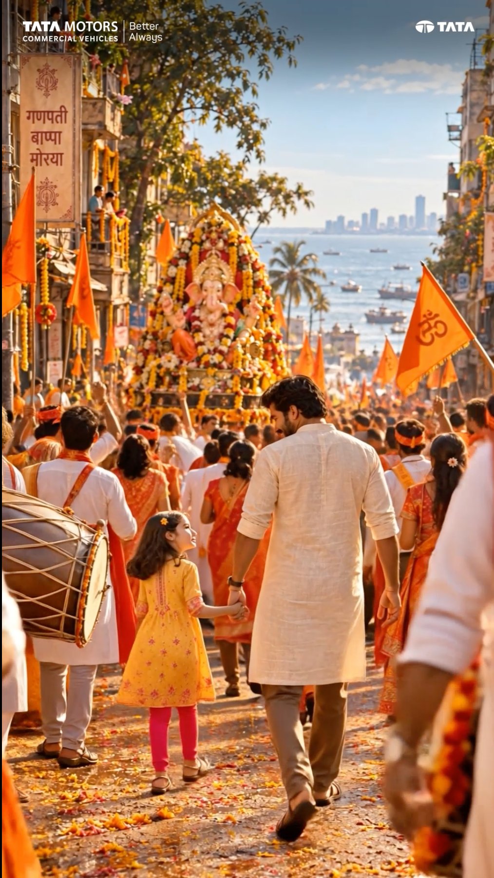 Jaate jaate Bappa, phir aane ka vaada de jaate hain. Waise hi, Tata Azura deta hai apno tak surakshit lautne ka bharosa