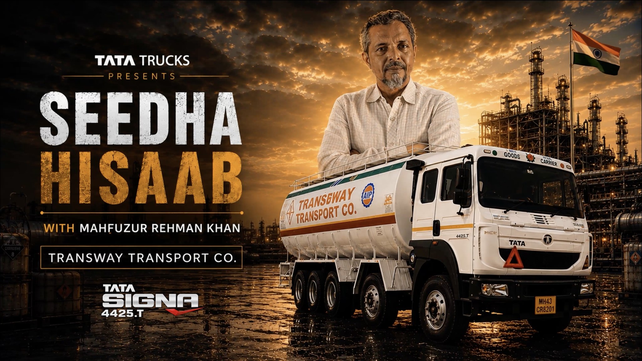 For Mahfuzur Rehman Khan of Transway Transport Co., the hisaab is seedha