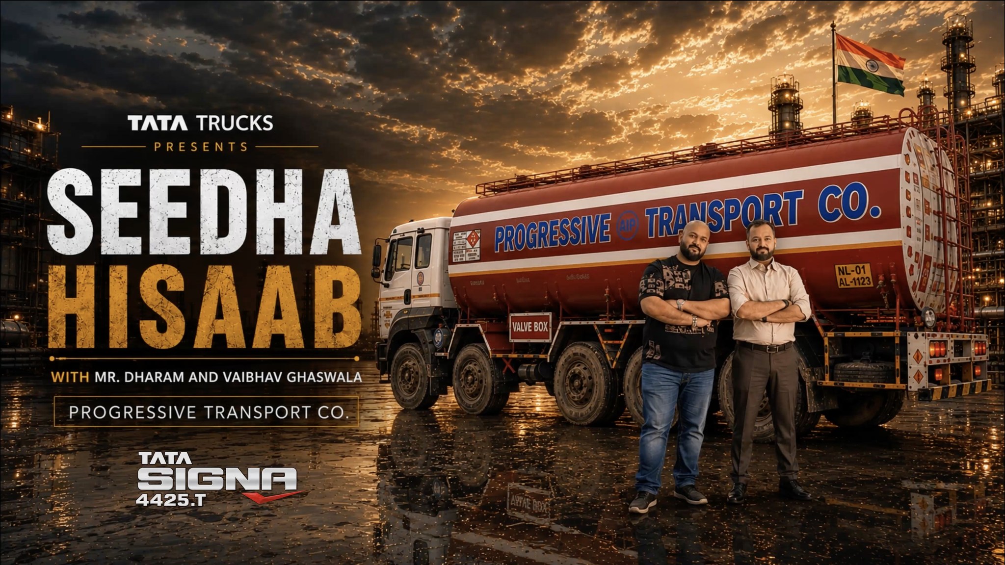 For Dharam and Vaibhav Ghaswala of Progressive Transport Co., the hisaab is seedha