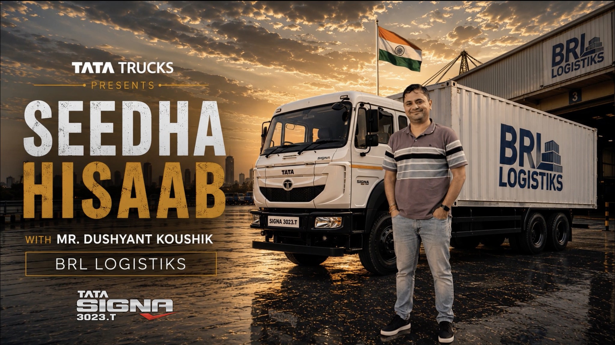 For Dushyant Koushik of BRL Logistiks, the hisaab is seedha. His father drove trucks