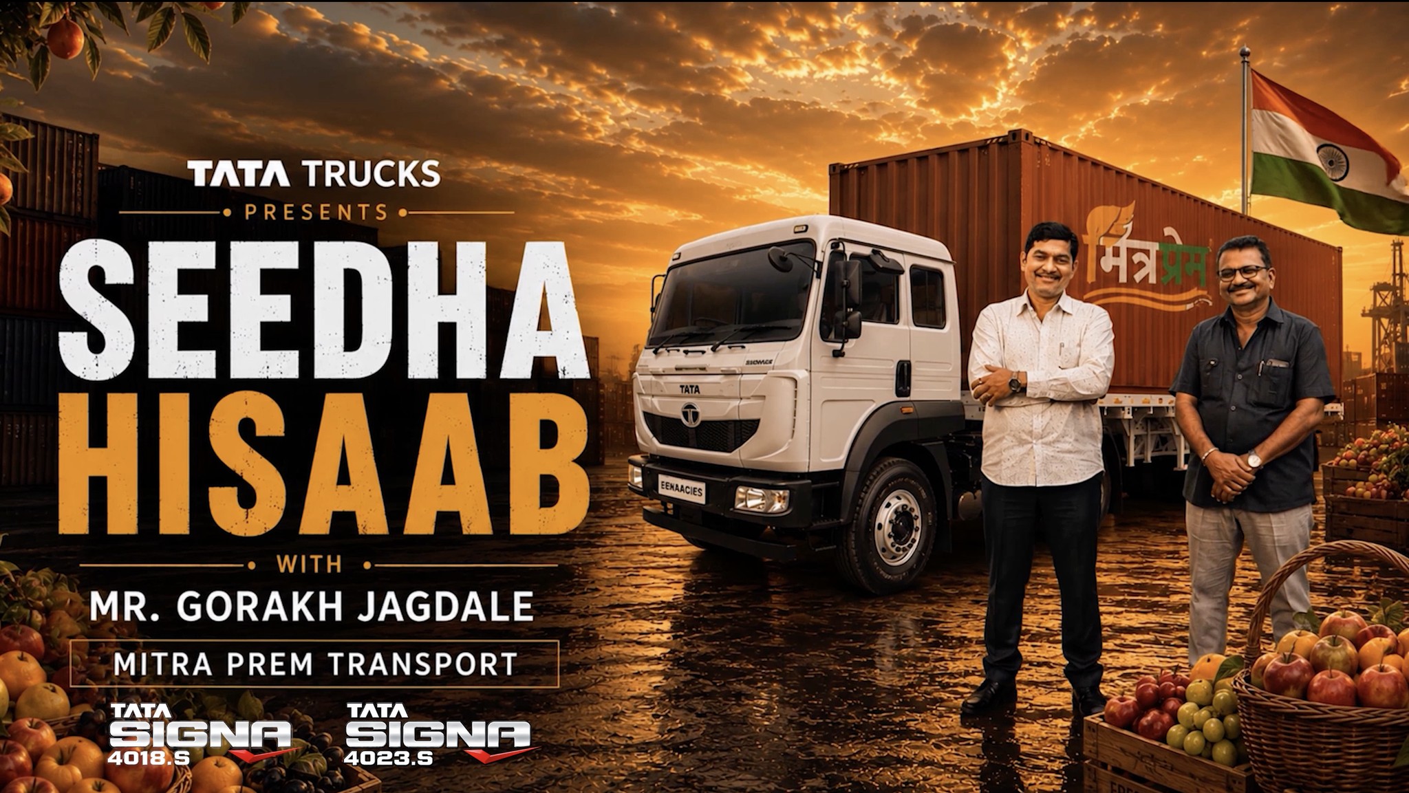 For Gorakh Jagdale of Mitra Prem Transport Service, the hisaab is seedha