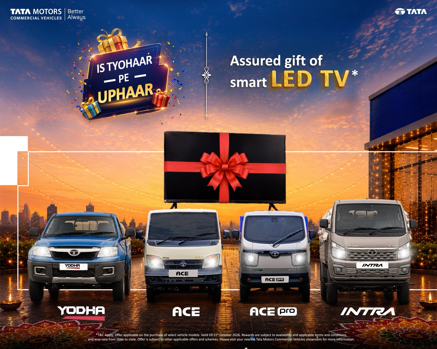 Celebrate the festive season with Tata Motors Small Commercial Vehicles and grow your business