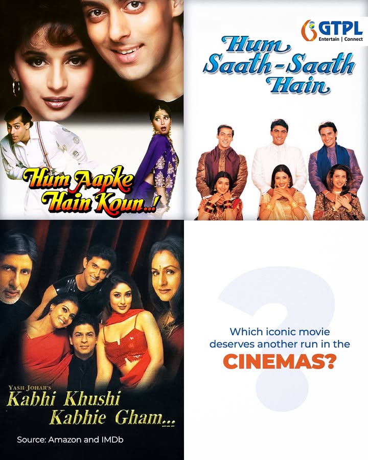 Some movies werent just watched, they were felt Which one do you wish would make a comeback in theatres GTPL, Connect...
