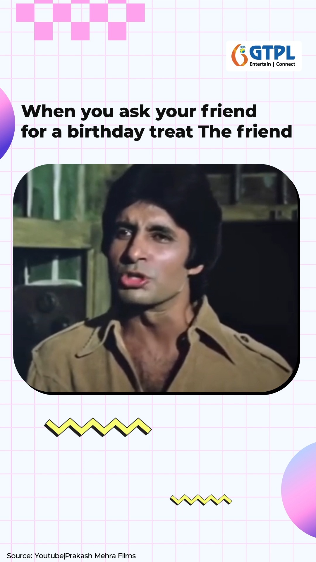 The universal truth of every friend circle when you ask for a treat, theres always one who gives a 2 hour speech about fin...