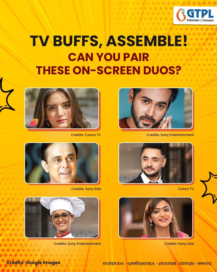 Some duos are iconic, some are chaotic can you match em right Drop your answers below and lets see whos the real TV boss around here Some duos are iconic, some are chaotic can you match em right Drop your answers below and lets see whos the real TV bo...