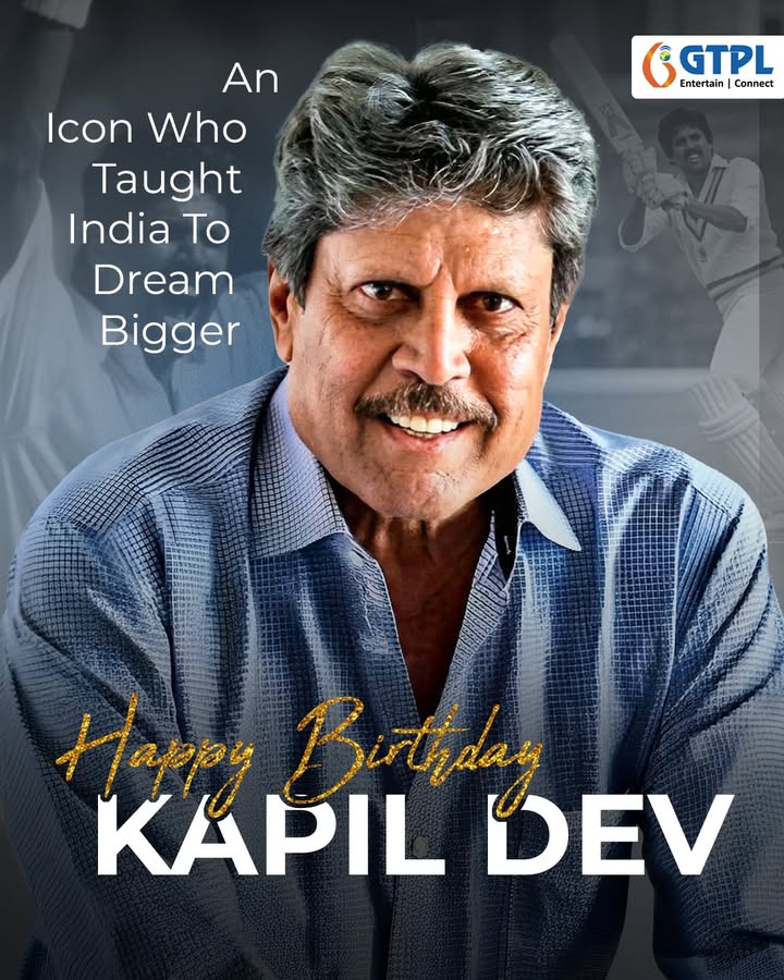 Honouring the legacy of leadership, resilience, and excellence. Happy Birthday to Kapil Dev a true legend of the game