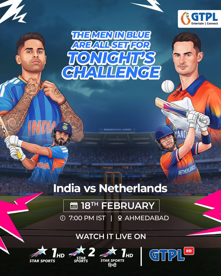 Its yet another exciting night of cricket as India takes on Netherlands