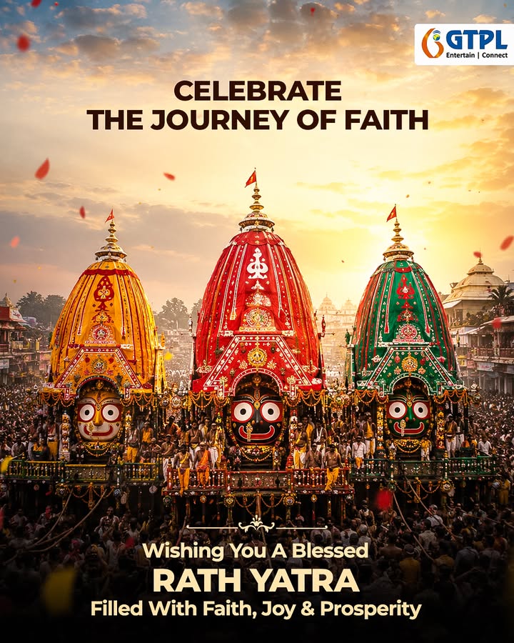 May the sacred journey of Lord Jagannath inspire hope, strengthen faith, and bring countless blessings into your life