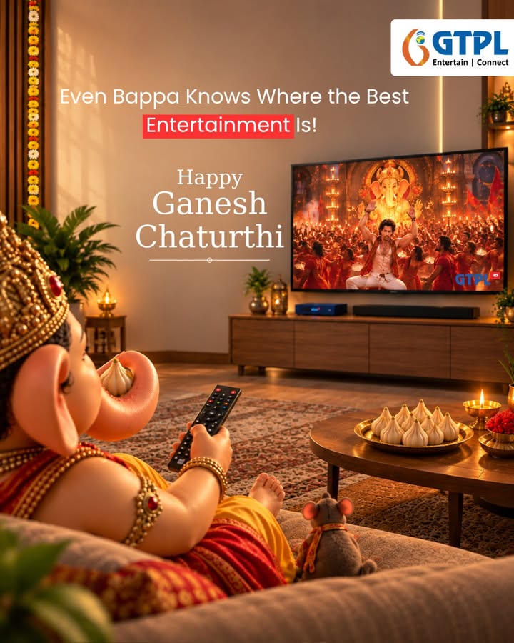 When Bappa wants entertainment, He knows where to tune in This Ganesh Chaturthi, celebrate the joy of devotion,...