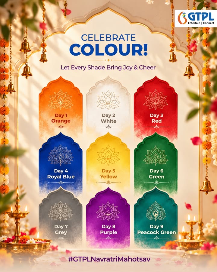 Nine days, nine colours and countless moments of celebration