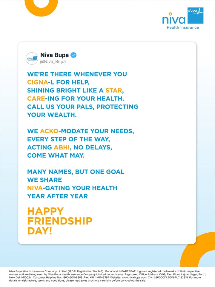 This Friendship Day, heres a shoutout to all our fellow protectors different names, one purpose. Insuring India by 2047