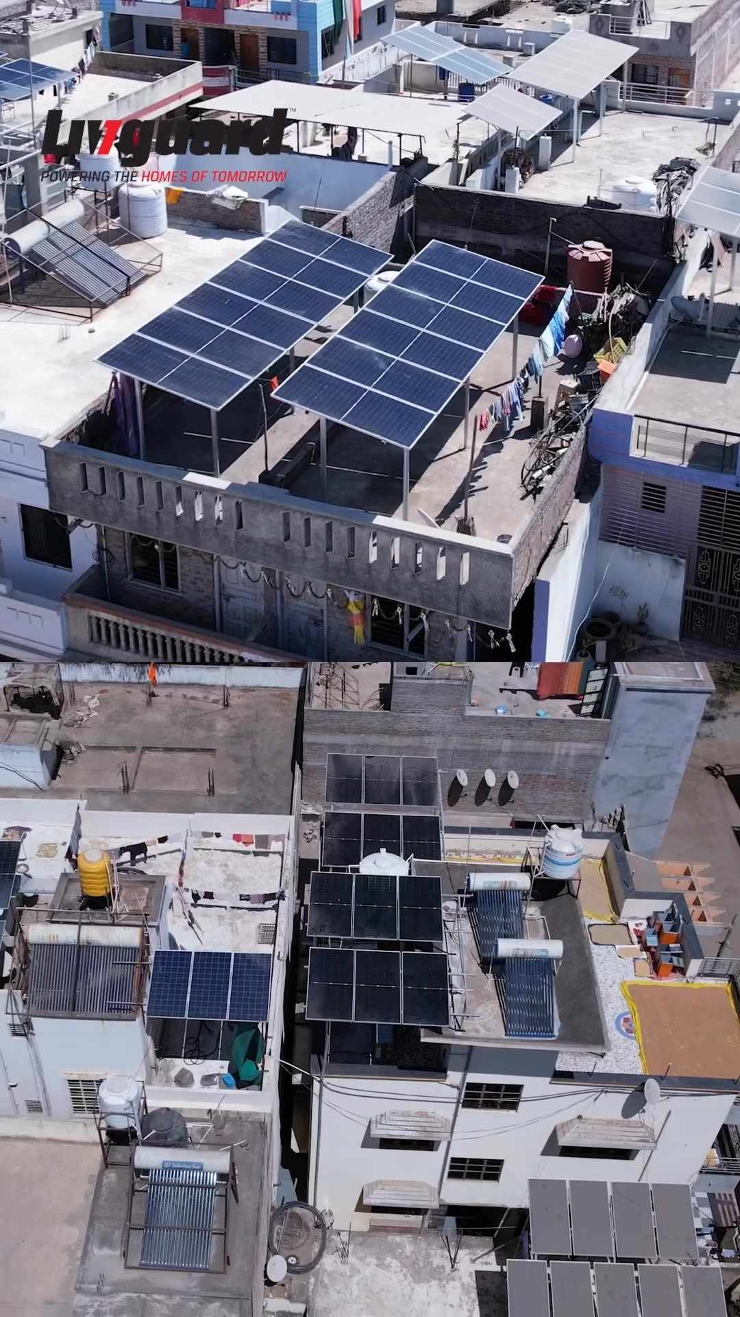 Kickstarting the mission with Manoj Kumar With Livguard Solar 360 3 panels of 3kg on every floor hes not j...
