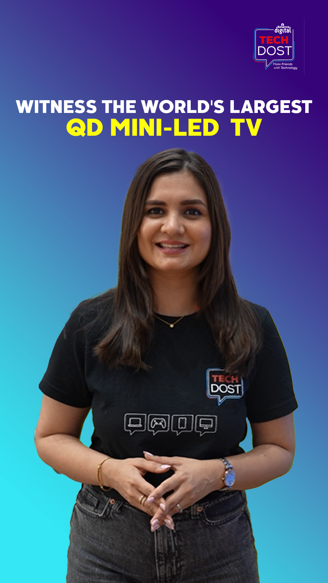 Go BIG or Go Home Experience the worlds largest QD MINI LED TV the TCL 115 X955 MAX only at Reliance Digital Le...