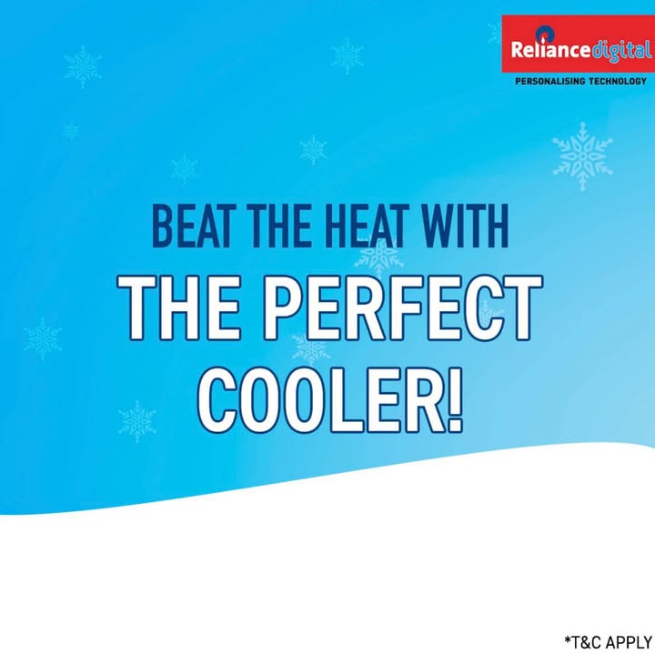 Stay cool, the smart way Get the perfect air cooler with easy EMIs, cashback hassle free delivery