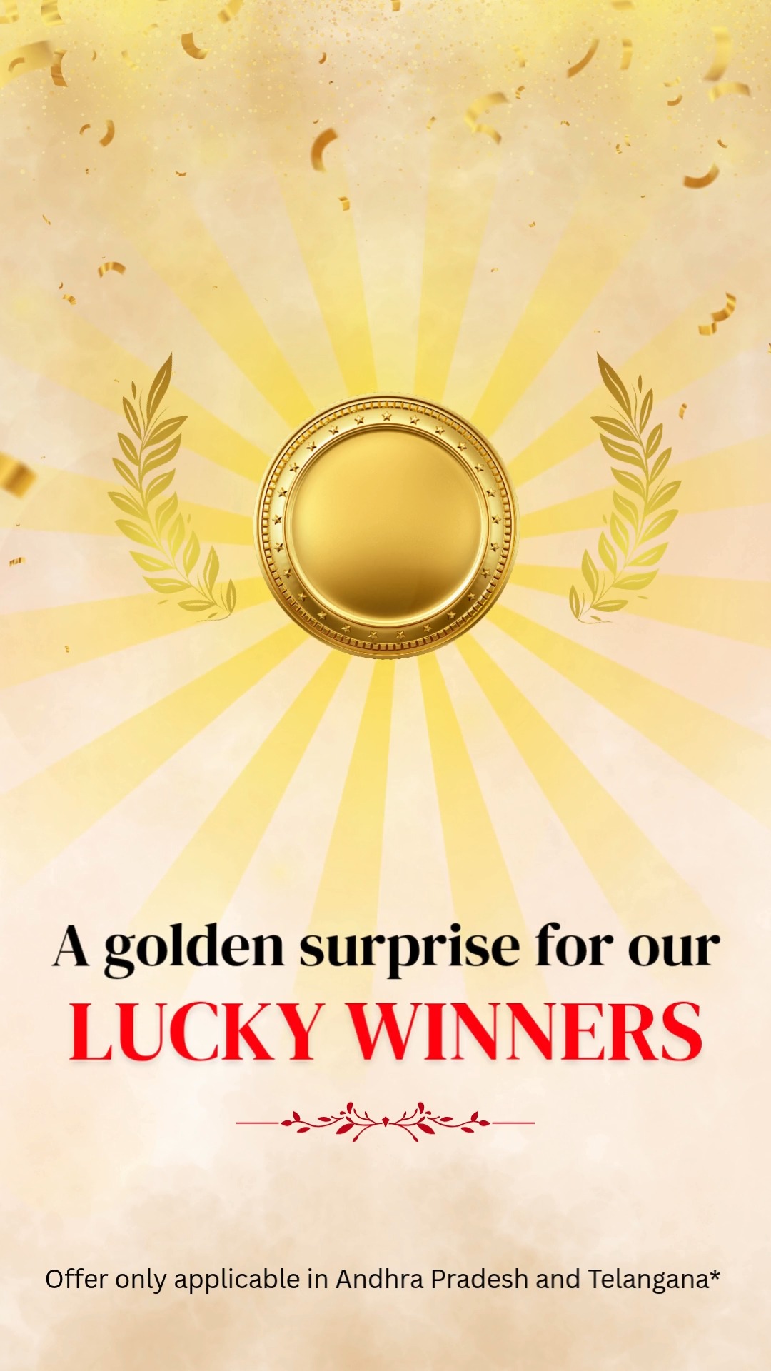 Tech shopping opened golden doors, literally. Our lucky customers at Reliance Digital won a gold coin with their shopping