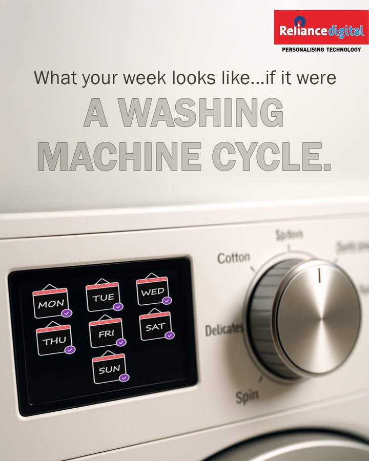 You might not be fond of this cycle, but you ll fall in love with the ones from washing machines at Reliance Digital Washots...