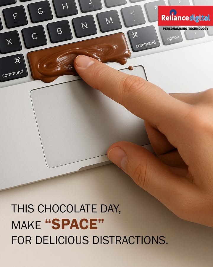 Your Insta feed just got yummier Happy WorldChocolateDay RelianceDigital WorldChocolateDay