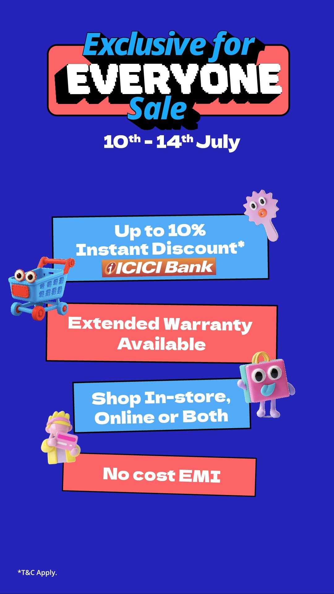 Get ready to purchase a wide range of tech and electronic appliances without any membership or sign ups
