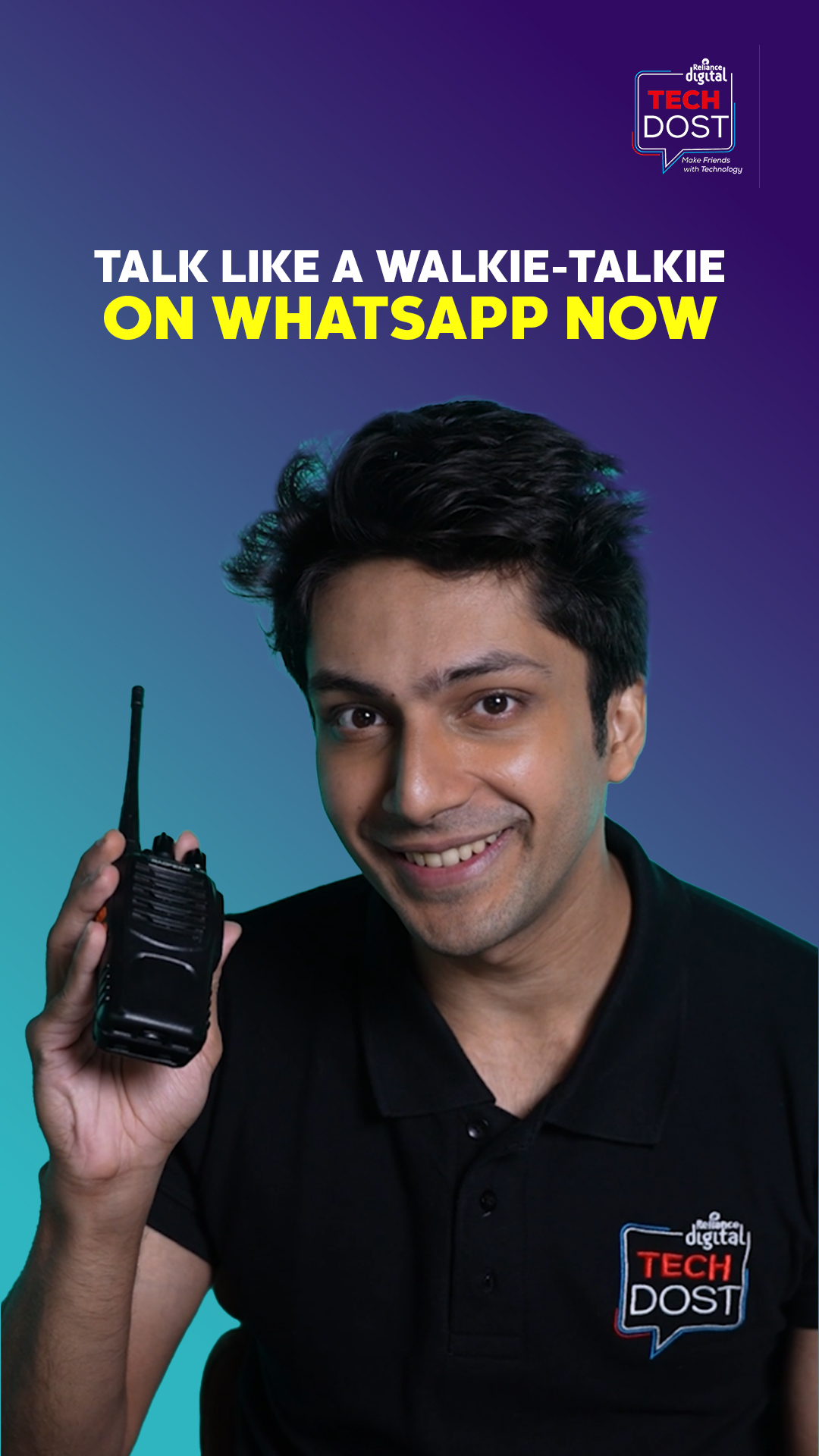 WhatsApp just launched its walkie talkie style voice chats, and your Tech Dost at Reliance Digital is here to tell you why i...