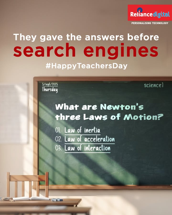 Thank you, teachers, for being our first search engine. Happy Teachers Day 