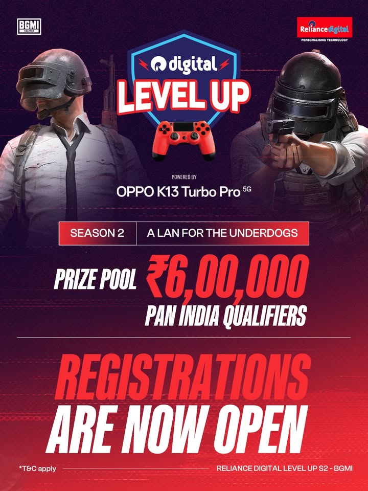  Gear up, Gamers The battlefield is set, and it s YOUR time to shine 6,00,000 prize pool PAN I...