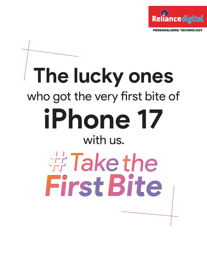 The moment iPhone 17 met its first users at Reliance Digital