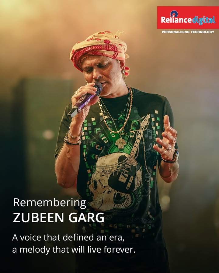 His songs are the playlist India will always remember Reliance Digital honours a voice that will never fade.