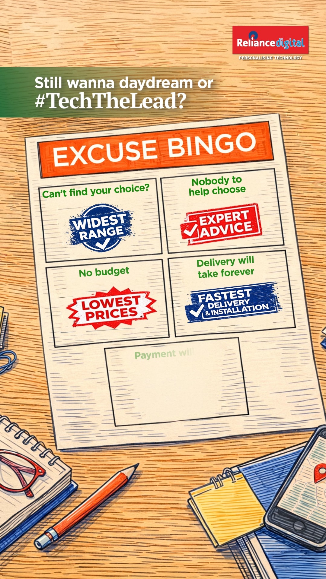 We got a solution for all your excuses, because we re all set for your Day One