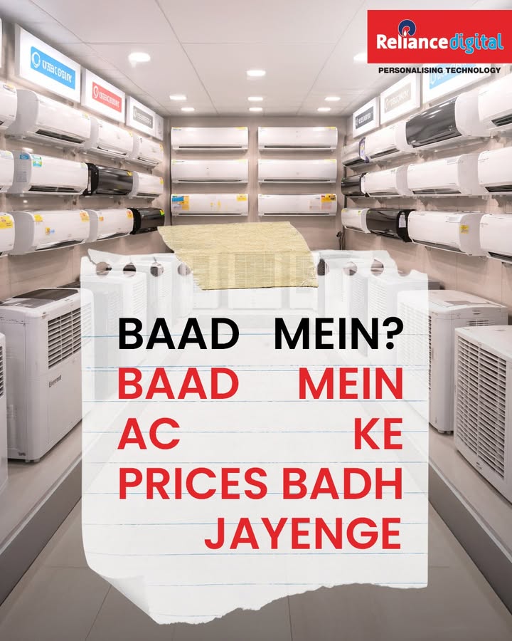 Isiliye toh bol rahe hain abhi lelo ACs, Summer, Moment Marketing, Trend, Relatable, Season, Baad mein 