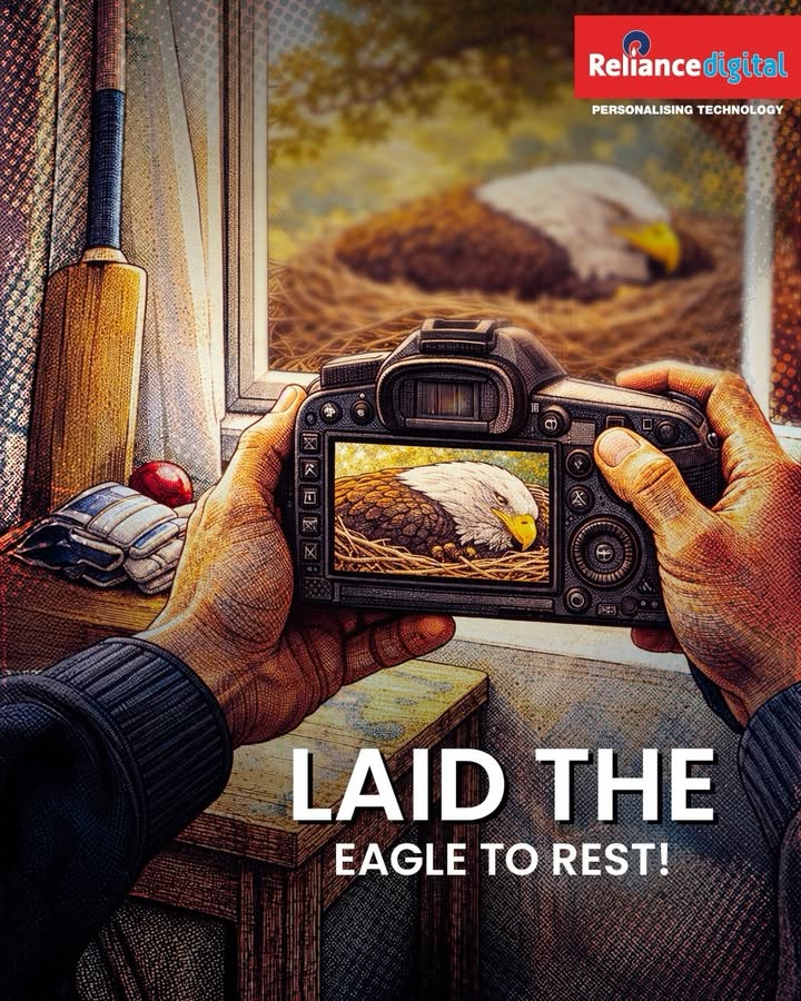 Guess the eagle needed a break today. Well played, Men in Blue