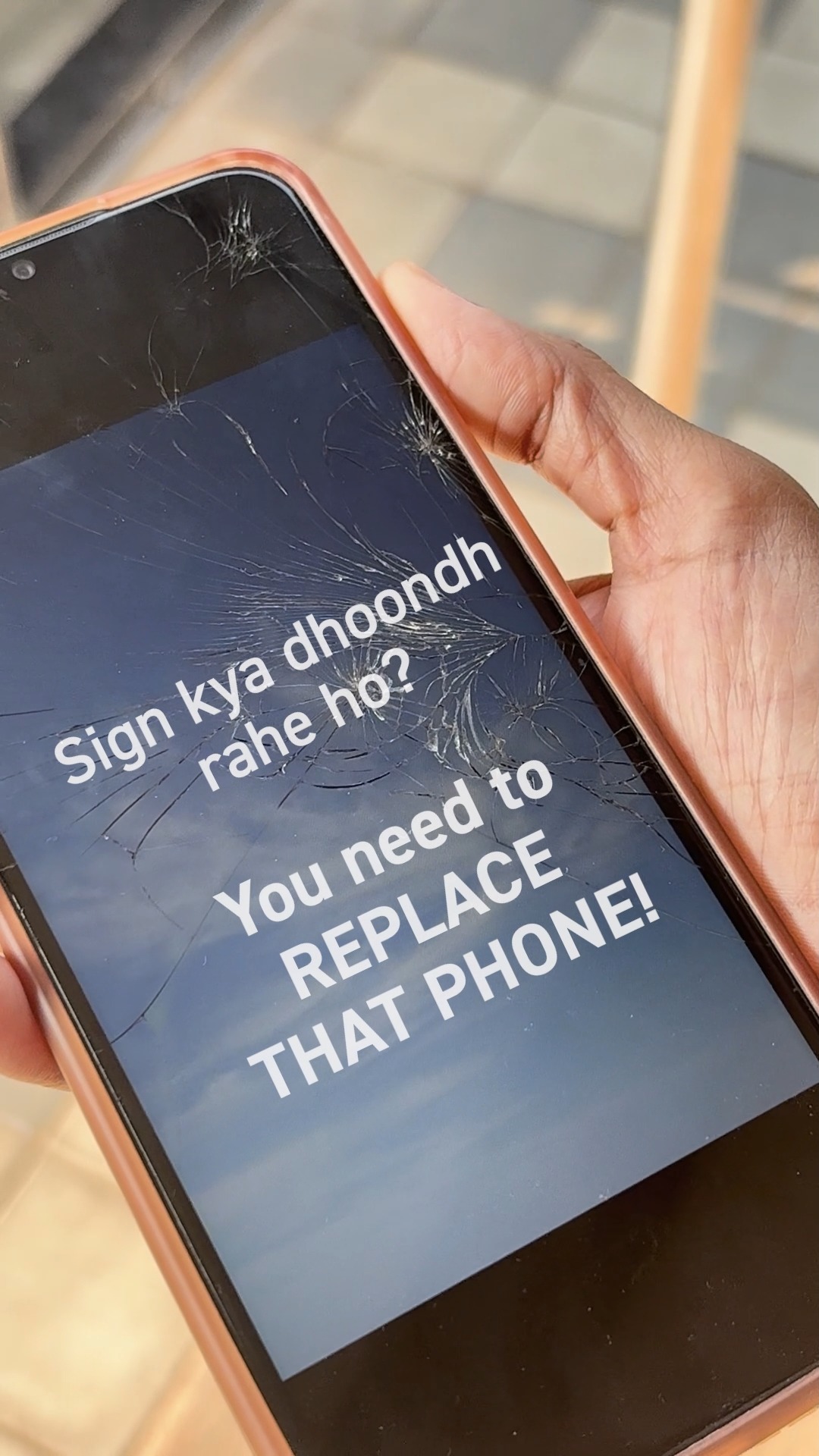 You wanted clarity. Your phone chose to be the message.