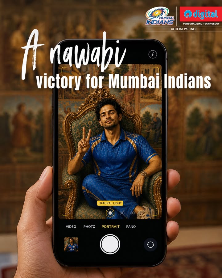 Nawabi andaaz, Mumbaj Indians ka raaj Win, IPL, Cricket fever, Mumbai Indians, Tech Paltan, Blue Army, Top Game 