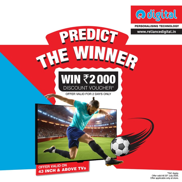  PREDICT THE WINNER WIN 2000 Voucher FIFA World Cup 2026 fever is here, and we re bringing the excitement hom...