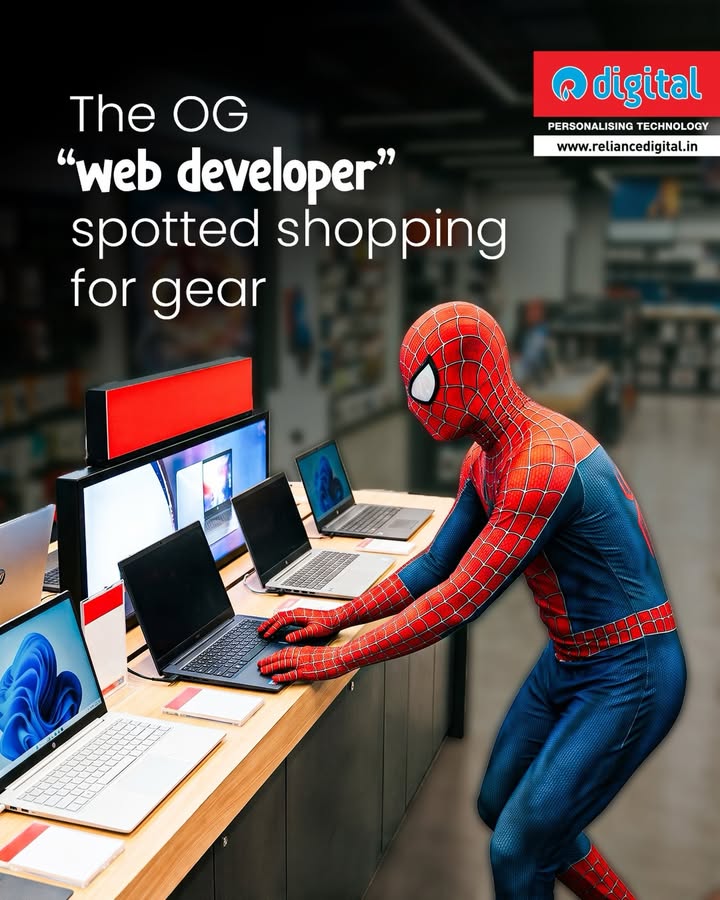 With great power comes great tech Make it a Brand New Day with Reliance Digital