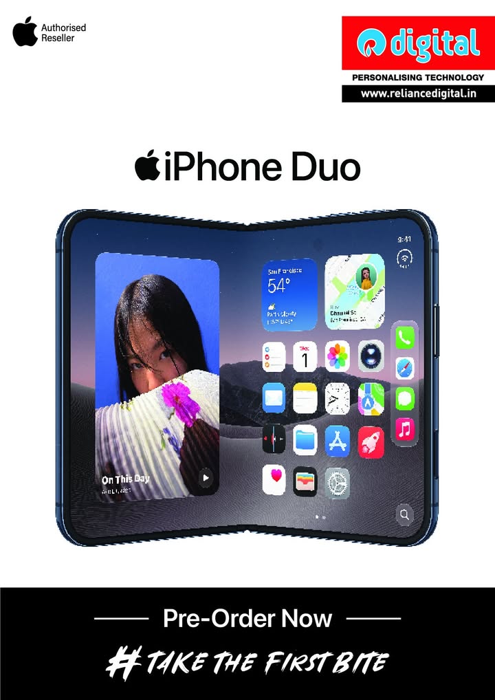 A whole new way to experience more, the all new iPhone Duo