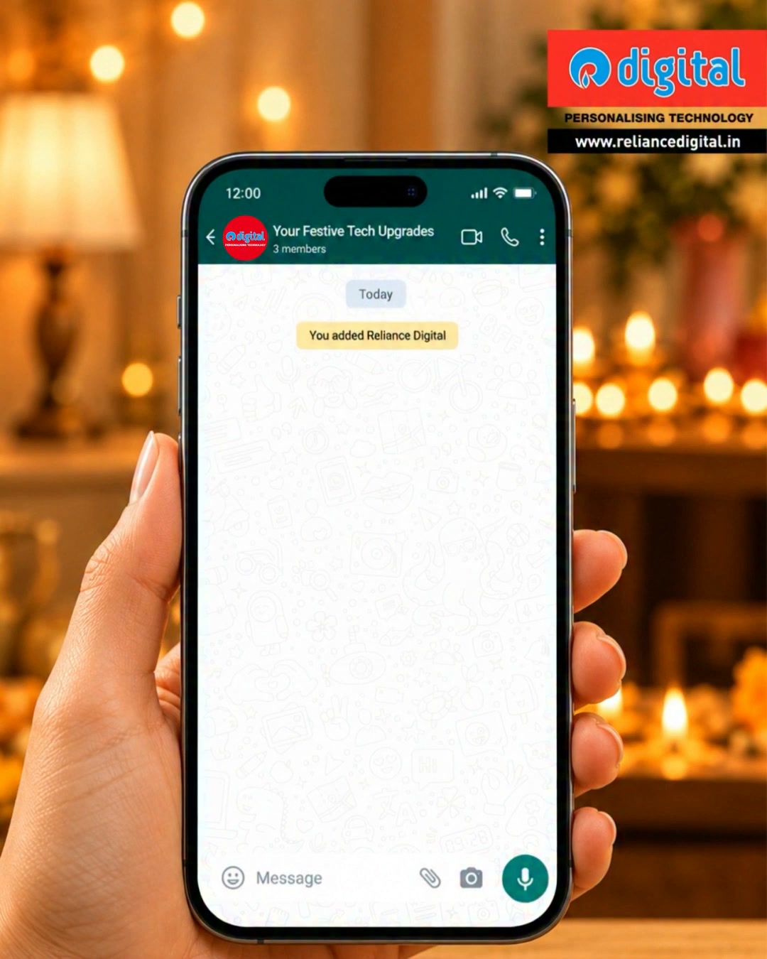 Finally, a group chat that s actually making plans happen With incredible offers at Reliance Digital s Festival o...