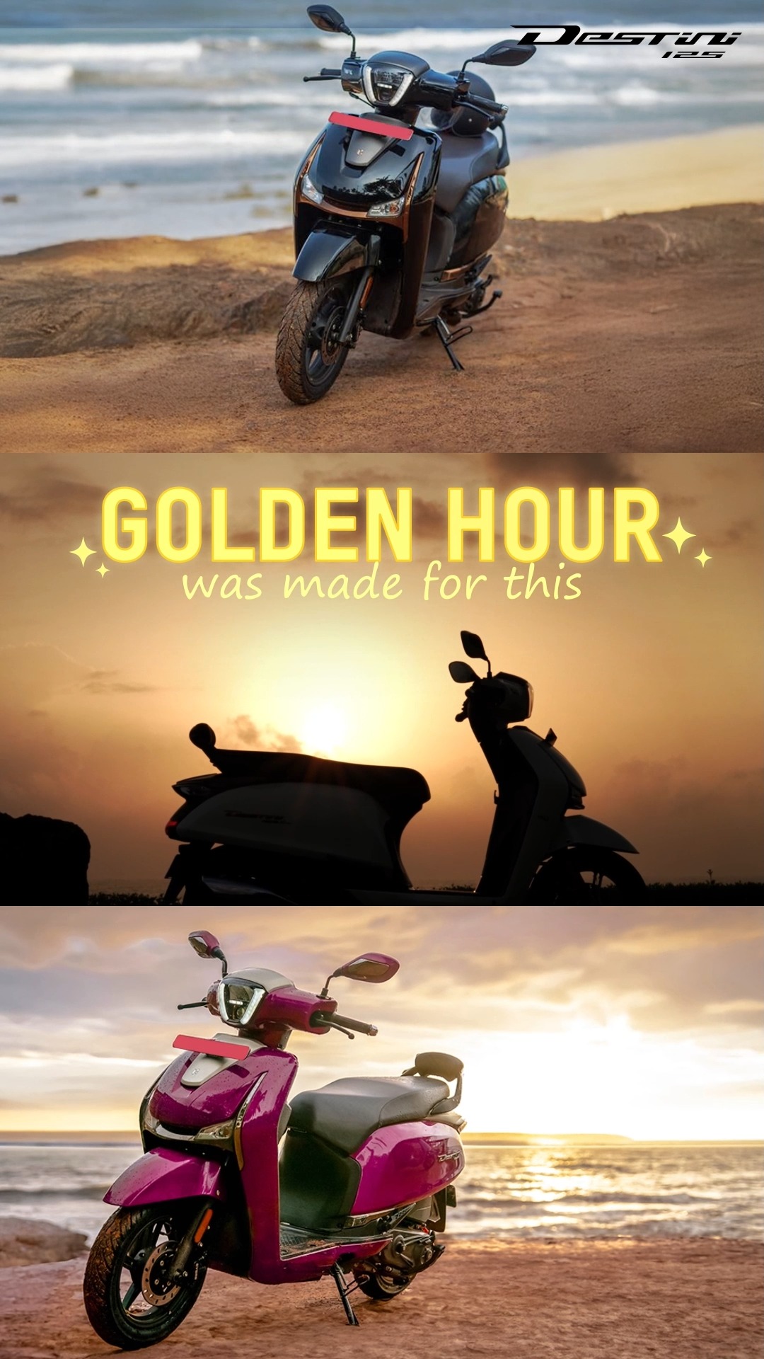  Ready to make moves The road is your stage, lets go NewDestini125 HeroKaScooter ScooterKaHero HeroMotoCorp