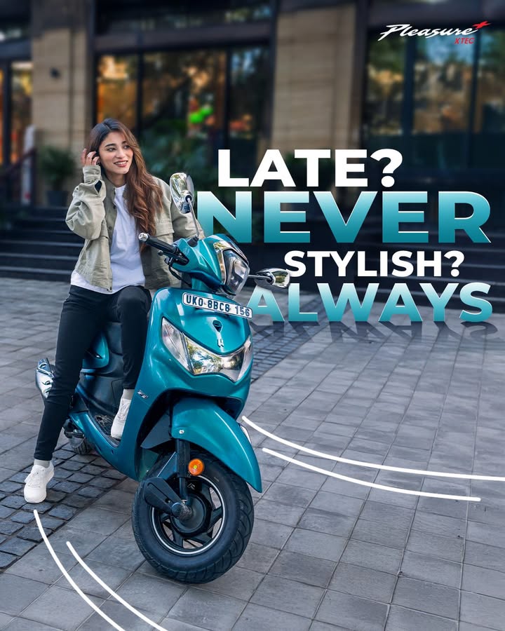 Your outfit isn t the only thing serving looks today Pleasure MyLicenseToRide HeroMotoCorp