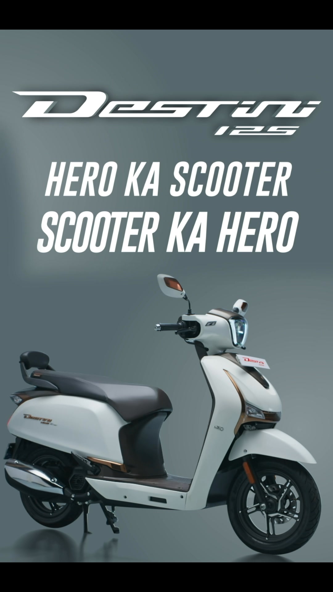 Ride through life with ease on the all new Destini 125. Destini125 HeroKaScooter ScooterKaHero HeroMotoCorp