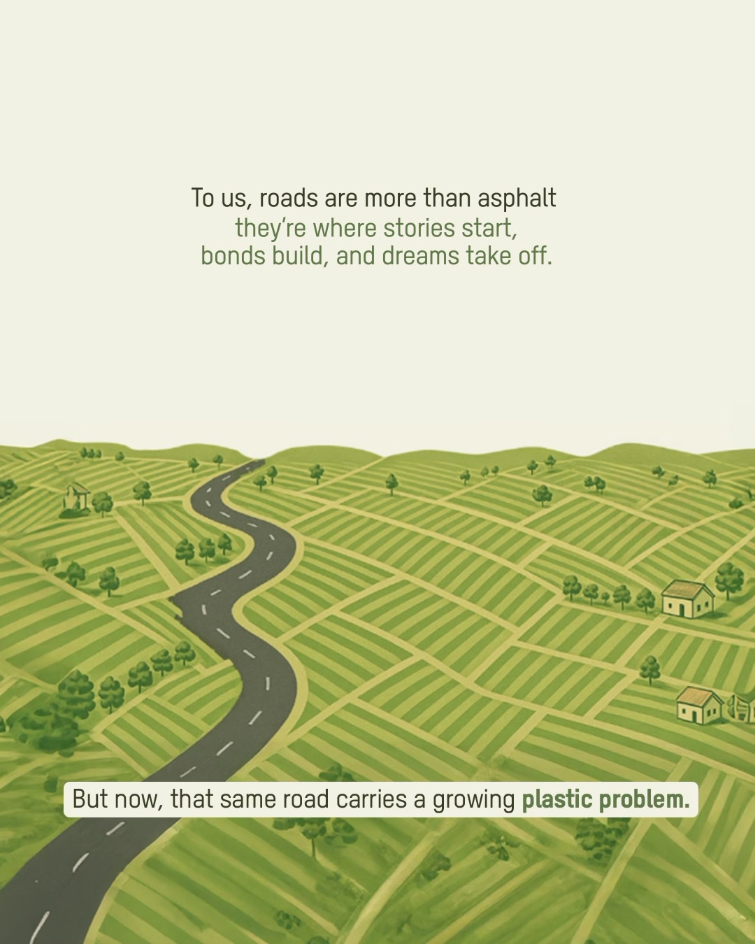 Every road we ride holds memories, moments, and meaning. So when its burdened by plastic waste, we cant just ride past it