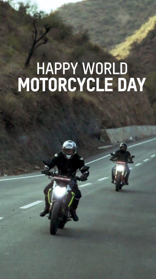 Today isnt for words. Its for wheels. Celebrate your freedom. Celebrate your ride. WorldMotorcycleDay HeroMotoCorp