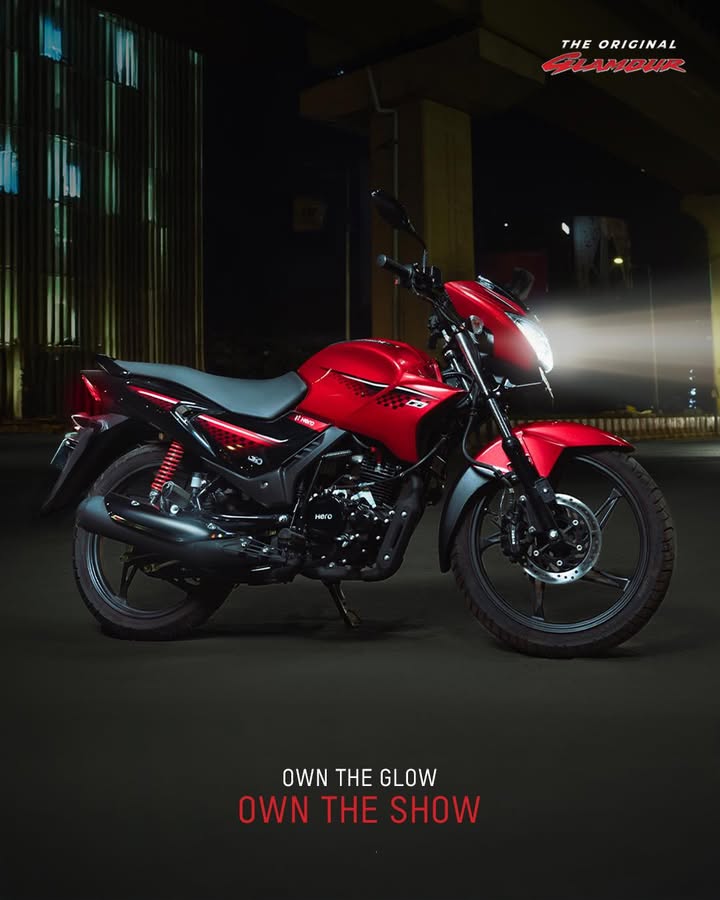 Even shadows gotta step aside. Glamour HeroMotoCorp