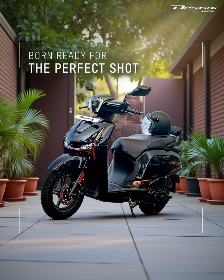 Like every superstar, the Hero Destini 125 needs no rehearsal. Destini125 HeroKaScooter ScooterKaHero HeroMotoCorp
