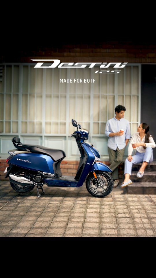 This one understood the assignment. Destini125 HeroMotoCorp