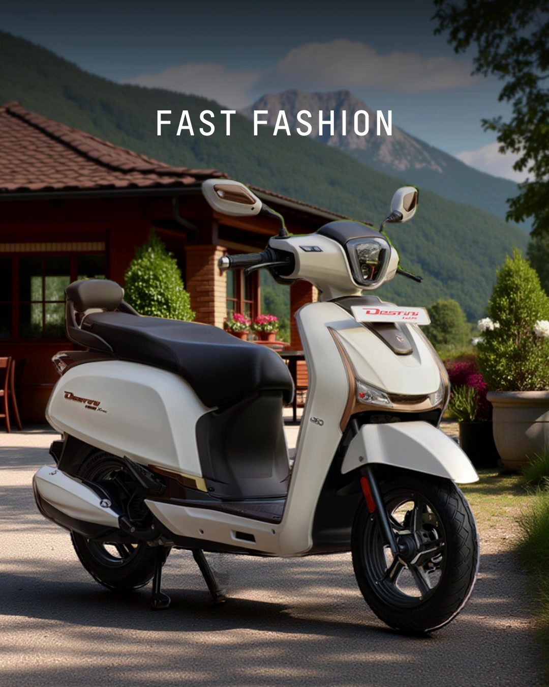 OOTD a ride that matches my vibe. Destini125 HeroMotoCorp